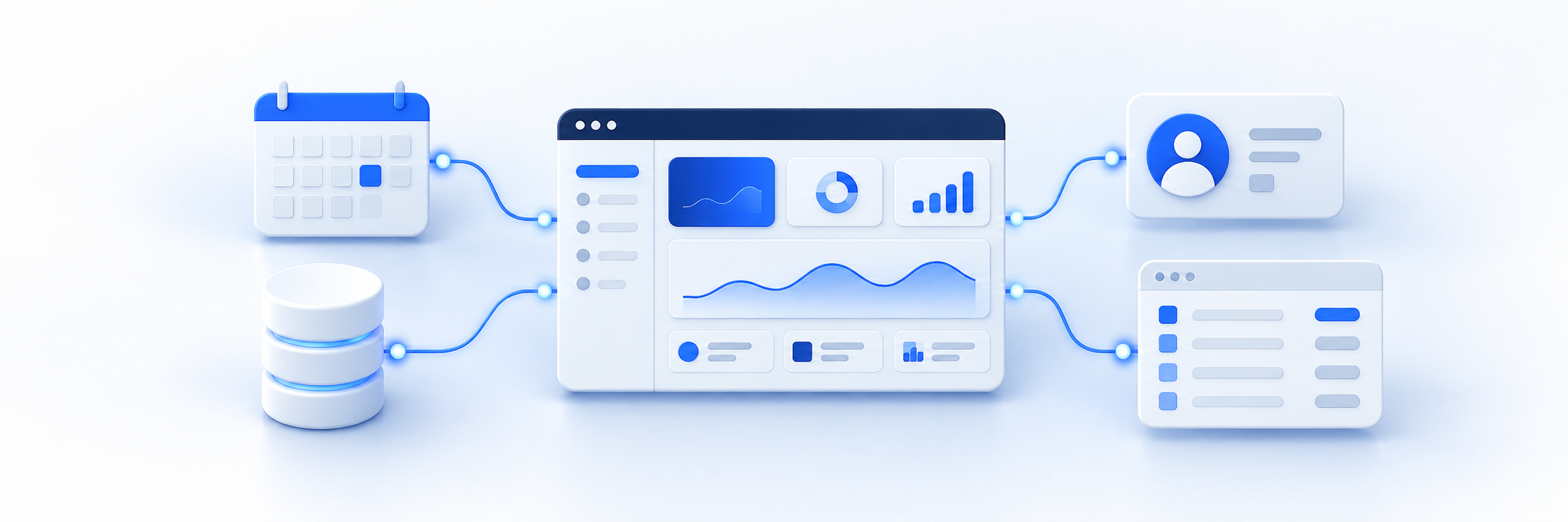 Vernetztes Dashboard für individuelle Webanwendungen
